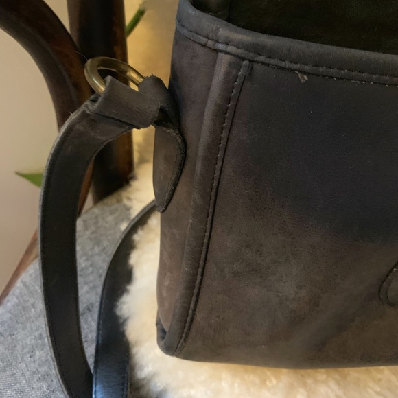 Vintage Coach grey shoulder bag - Picture 7 of 15
